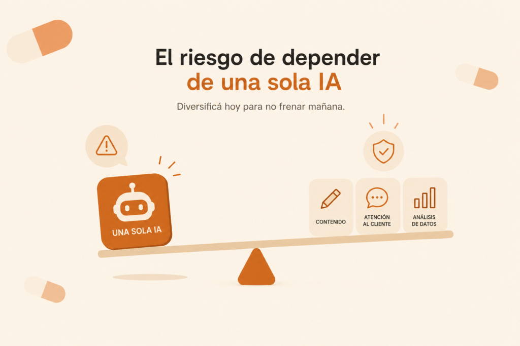 El riesgo de depende de una sola IA (caso Fable 5)